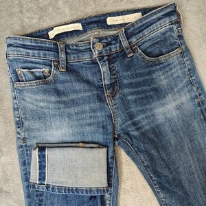 Pilcro and The Letterpress‎ Jeans 26 Blue Selvedge Parallel Slim Anthropologie